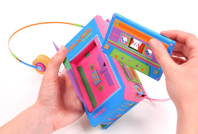 Sony Walkman and Cassette Tape - Coolest Gadgets made From Paper
