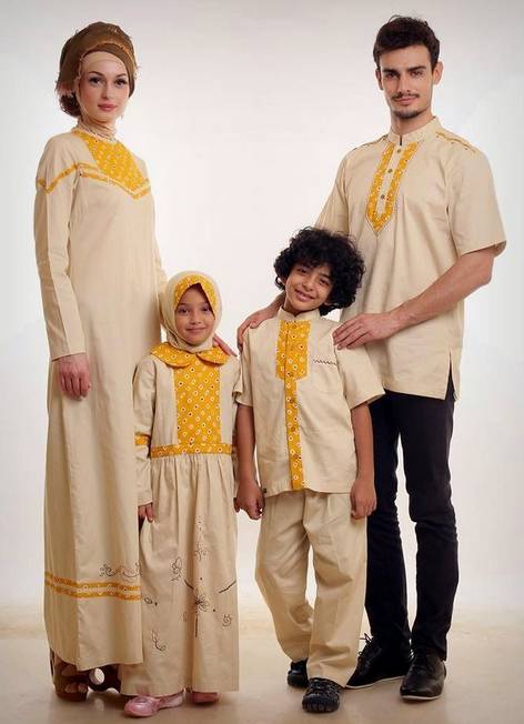 Ide Baju Muslim Sarimbit Keluarga Style Fashion Lebaran 