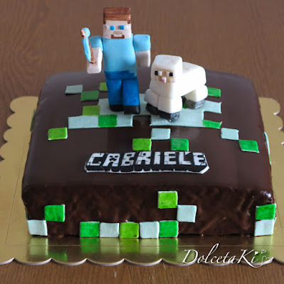 torta minecraft