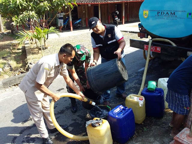 BANTUAN AIR BERSIH UNTUK WARGA DESA KARANGMOJO WERU