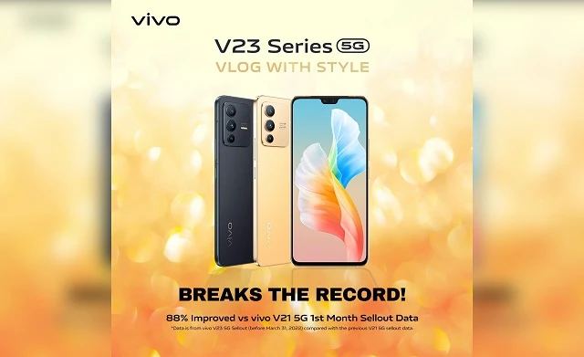 vivo breaks sales records for vivo V23 5G