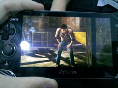Uncharted: Golden Abyss rodando no PSVita