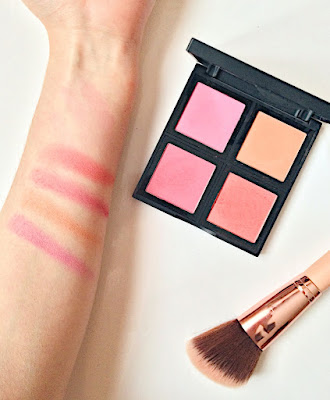 e.l.f elf cosmetics blush palette review swatches light drugstore