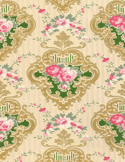 victorian background wallpaper pink rose design crafting clipart