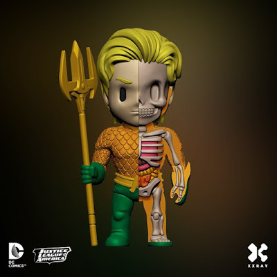 DC Comics XXRAY Dissection Series 2 Vinyl Figures by Jason Freeny & Mighty Jaxx - Aquaman