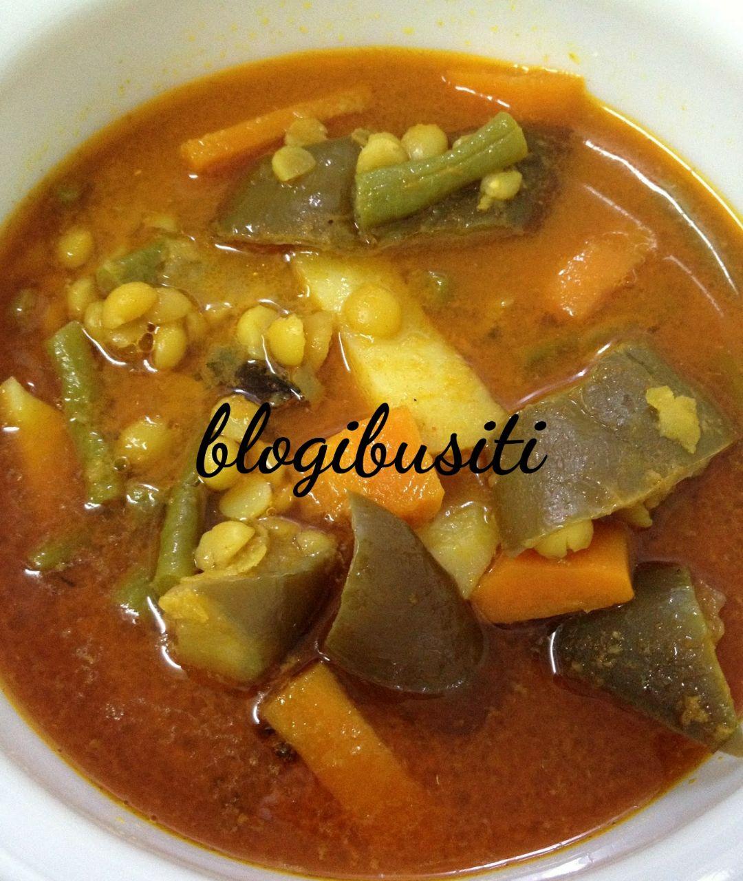 Blog Ibu Siti: Resepi Dalca Sayur Simple