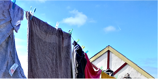 Sunshine and washing on the line