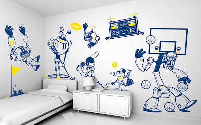 Interior Kids Bedroom Decoration from e-glue