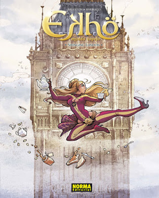 Reseña de "EKHÖ Mundo Espejo vol.7 · Swinging London" de Christophe Arleston y Alessandro Barbucci - Norma Editorial