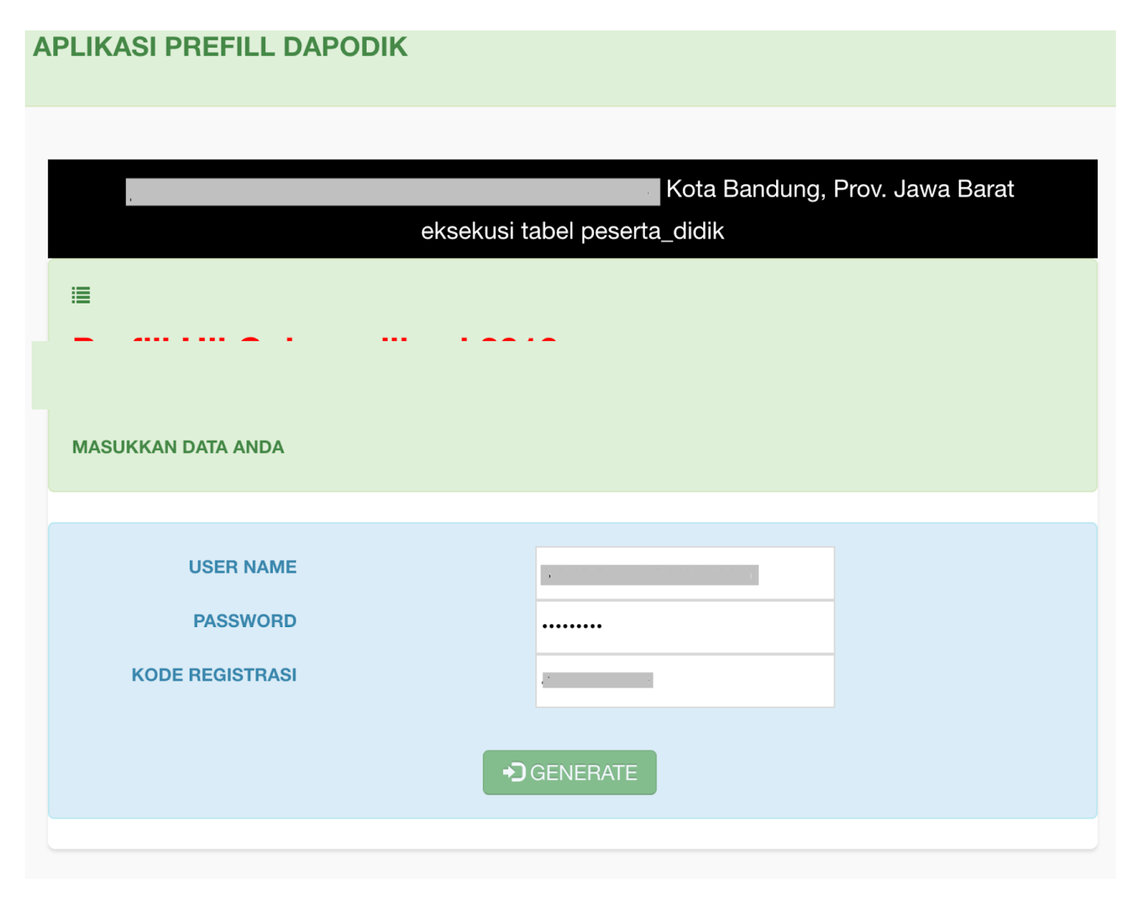 proses generate prefill dapodik baru 2020