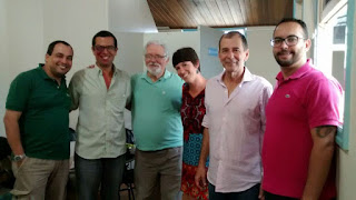  Jairo Monteiro, Arthur Esteves, José Wanderley, Tatiana Ribeiro, o Secretário de Turismo, Elias Martins, e Rafael Canto