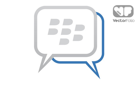 Blackberry Messenger logo vector