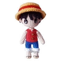 Luffy amigurumi