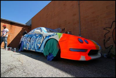 graffiti car, boomber graffiti