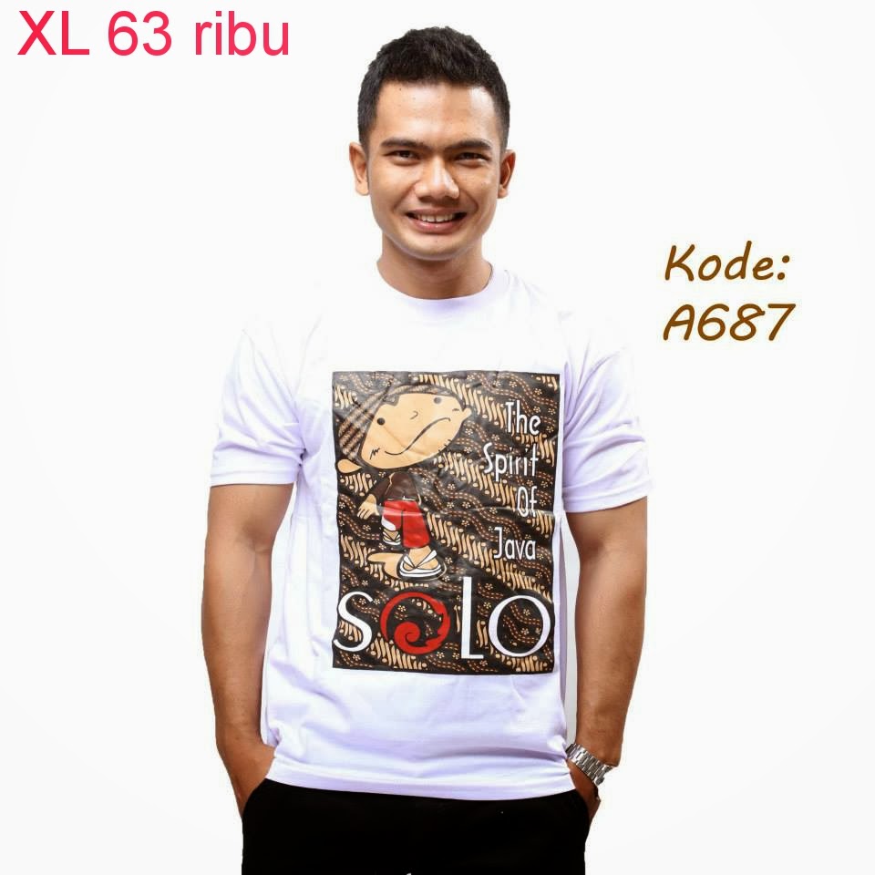 Baju Kaos Batik untuk Cowok Model Batik Model Baju Batik