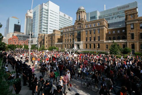 Imágenes del G20 y G8 en la ciudad de Toronto Canadá