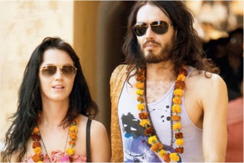British comedian Russell Brand and American pop singer Katy Perry got