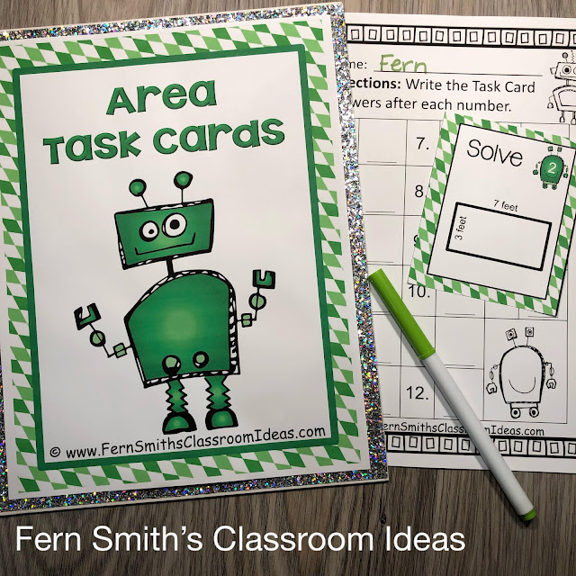Click Here to Download This Area Arnie Area Center Games, Task Cards, and Printable Worksheets Math Center Resource for Your Classroom Today!