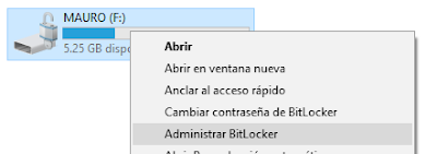 Desactivar Bitlocker