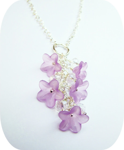 flower charm necklace