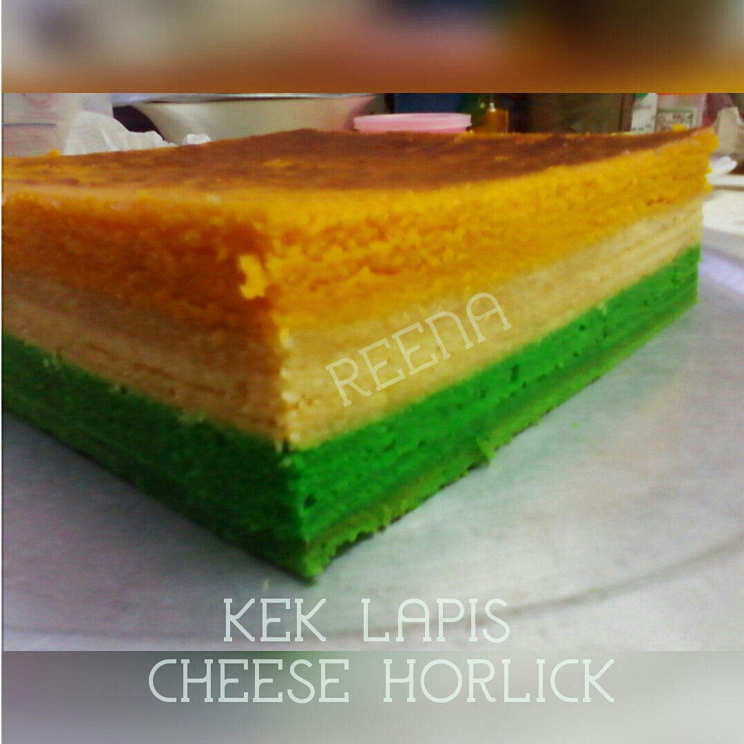 RESEPI KEK LAPIS CHEESE HORLICK ~ Kongsi Resepi