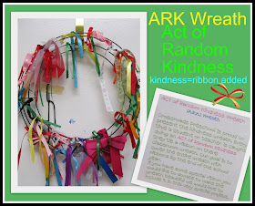 photo of: Teaching "kindness" to children with simple wreath as reinforcement tool 