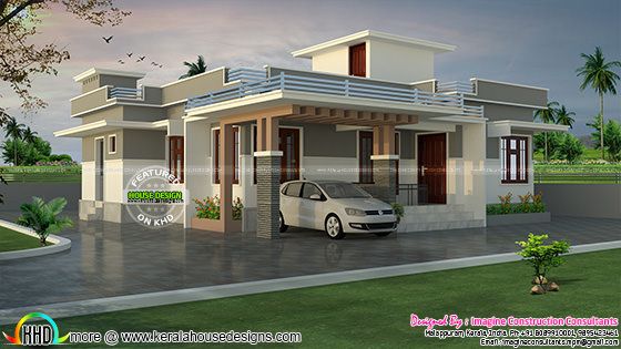 1200 sq-ft Rs.18 lakhs cost estimated house plan