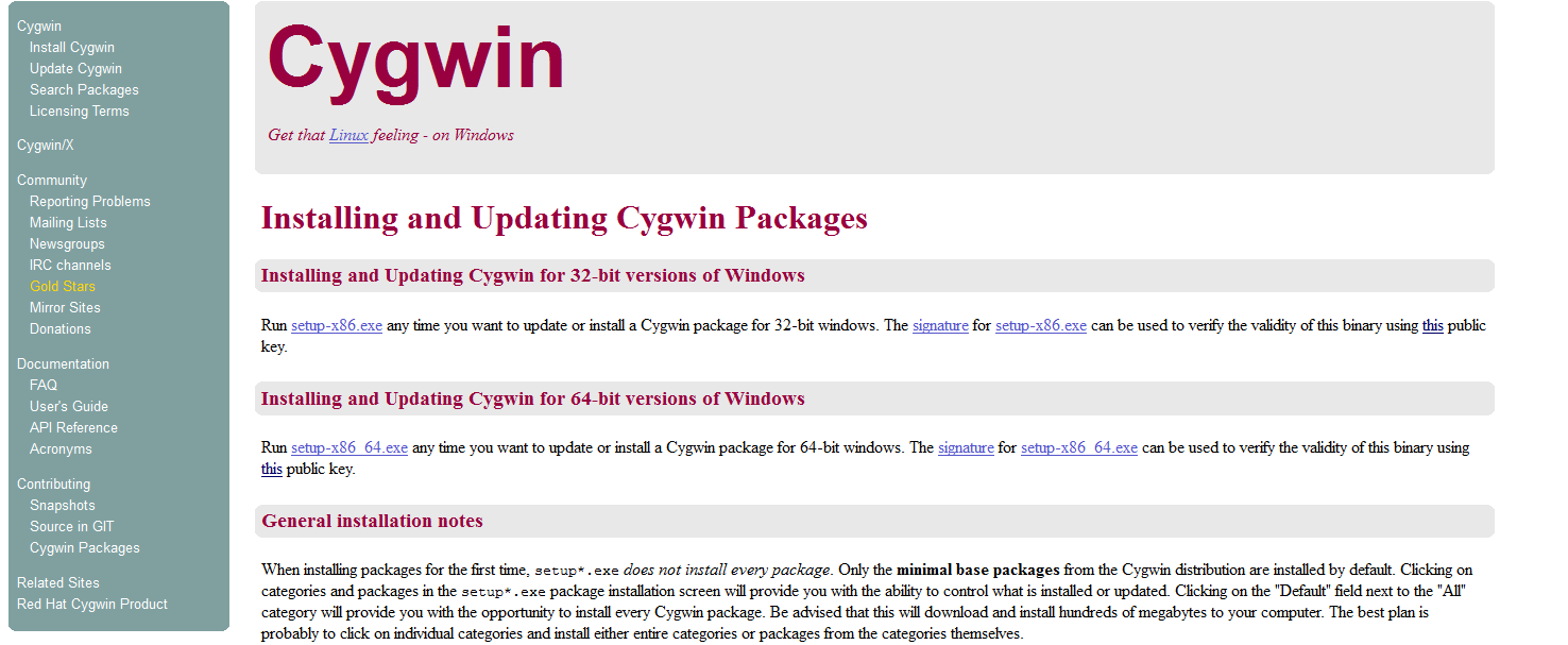 Download Cygwin Offline Installer for PC