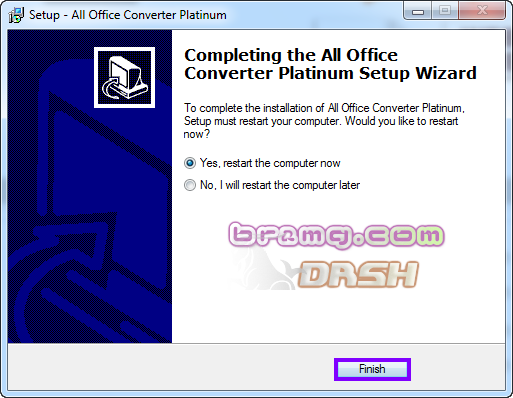شرح تنصيب البرنامج All Office Converter Platinum