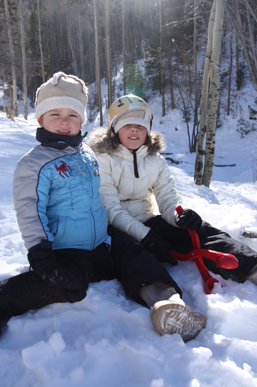 Carful of Kids: Sledding at the Big Tesuque Campground in ...