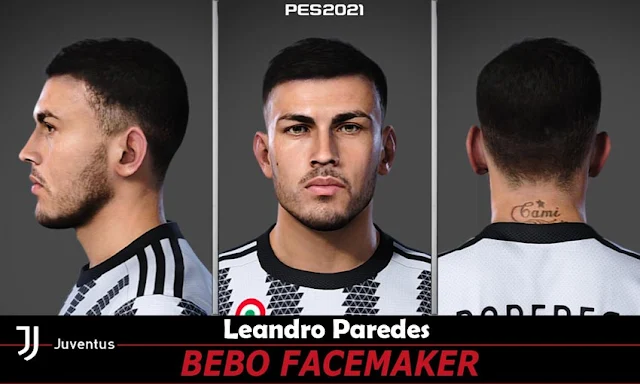 Leandro Paredes Face 2023 For eFootball PES 2021