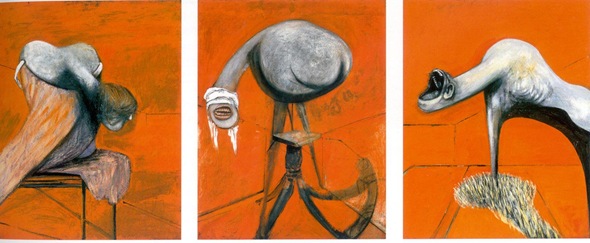 Three Studies for Figures at the Base of a Crucifixion