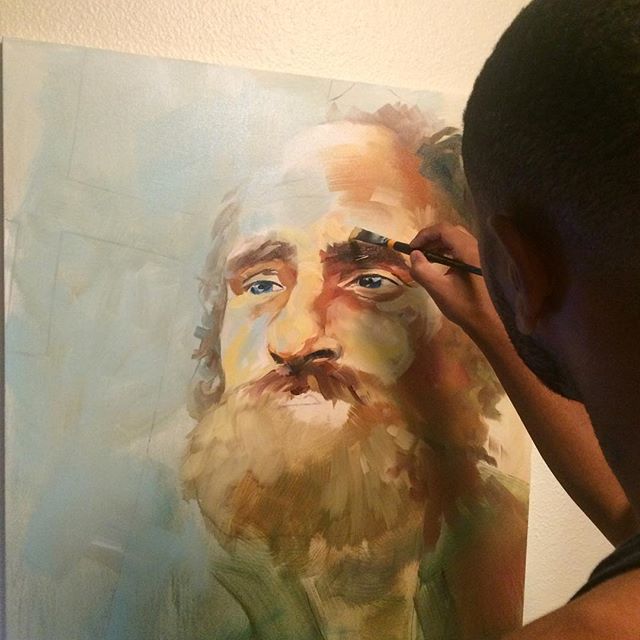 Meet The Artist Who Paints And Sells Portraits Of Homeless People, Giving Them The Profits