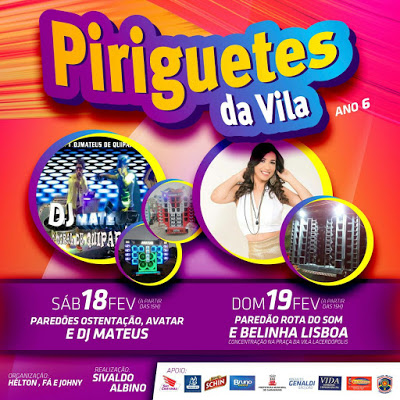 Tem Periguetes, no pré-carnaval das Vilas do Quartel e Lacerdópolis