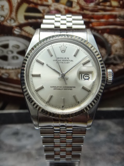 ... ROLEX VINTAGE 1601 1970 OYSTER PERPETUAL DATEJUST MEN WATCH ( SOLD