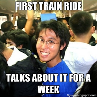 First Time Train Rider Joey