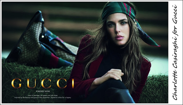 Charlotte Casiraghi for Gucci Forever Now