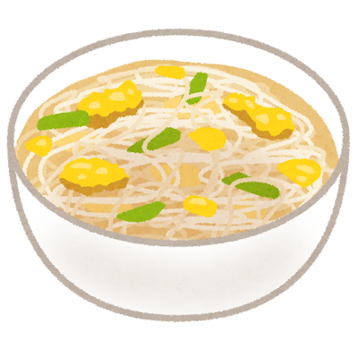 春雨スープのイラスト