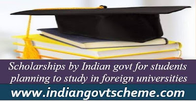 Scholarships by Indian govt for students