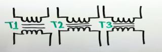 esquema transformador trifasico