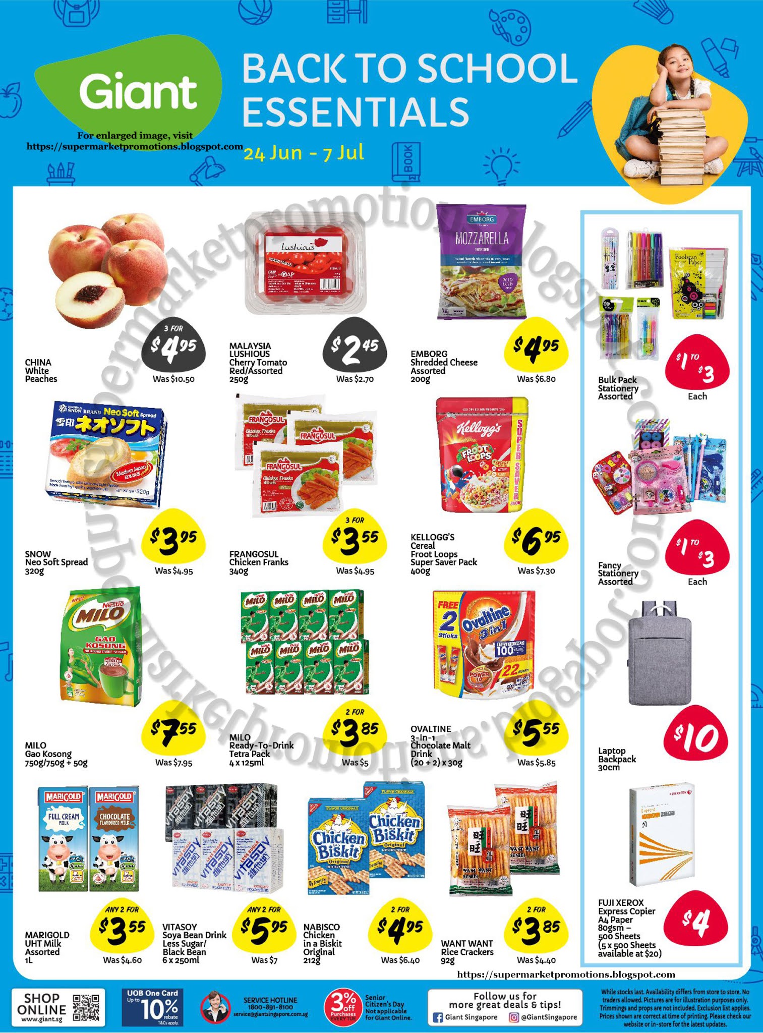 Giant Back To School Essentials Promotion 24 June 07 
