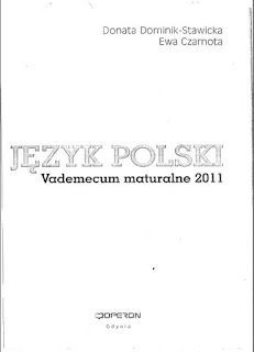 Język polski -vedemecum maturalne 2011