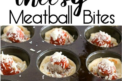 Cheesy Meatball Bites 