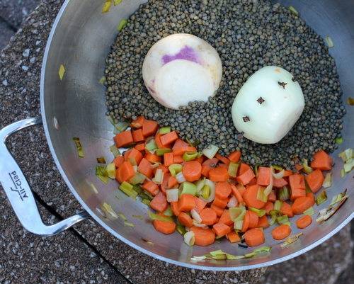 Best-Ever Lentil Salad with an unusual cooking technique ♥ A Veggie Venture