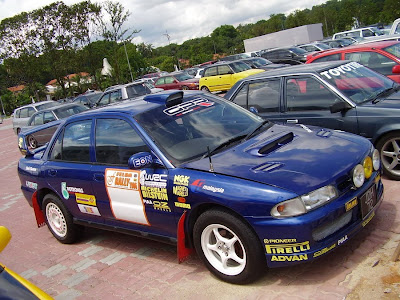 Wira rally car