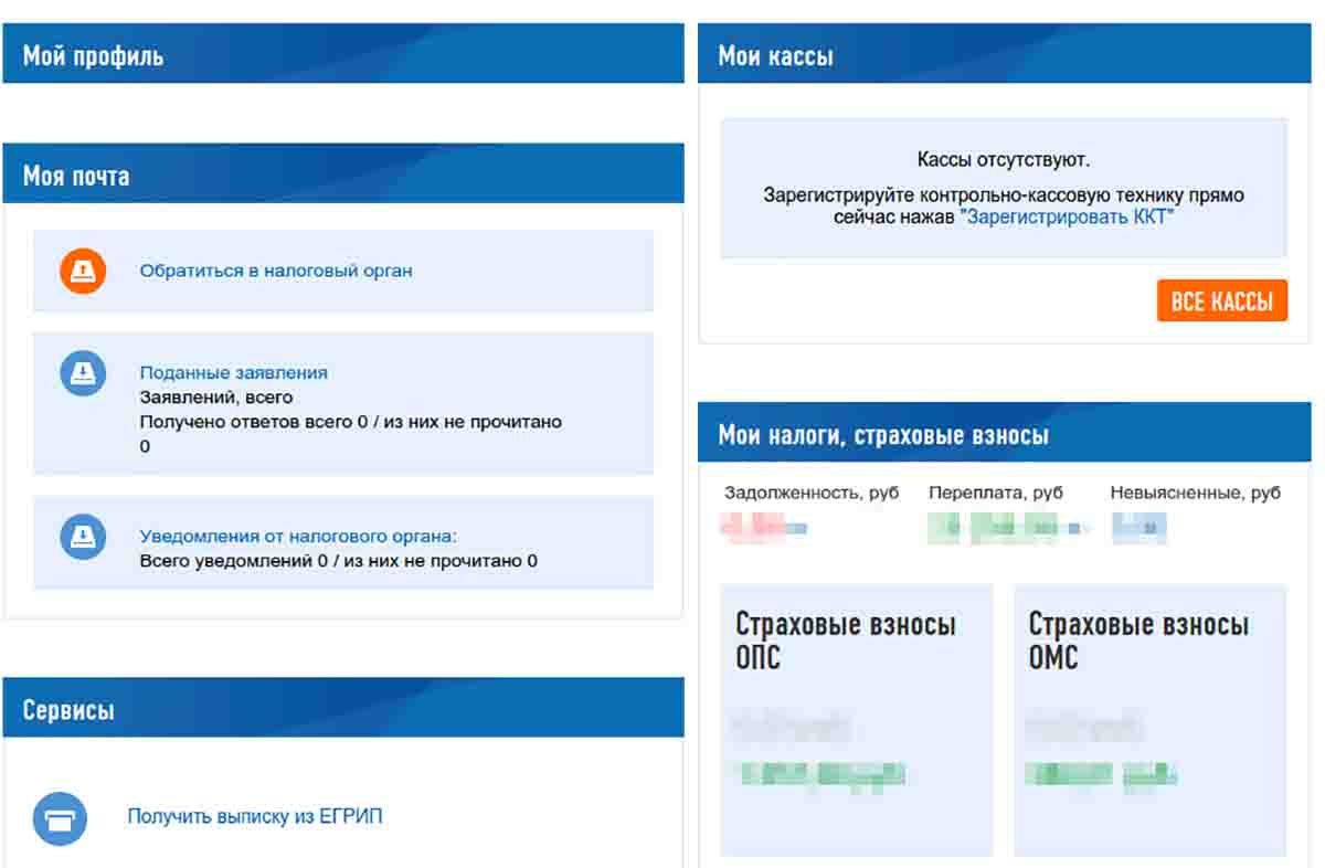 Налоговая личный кабинет ип сдача отчетности