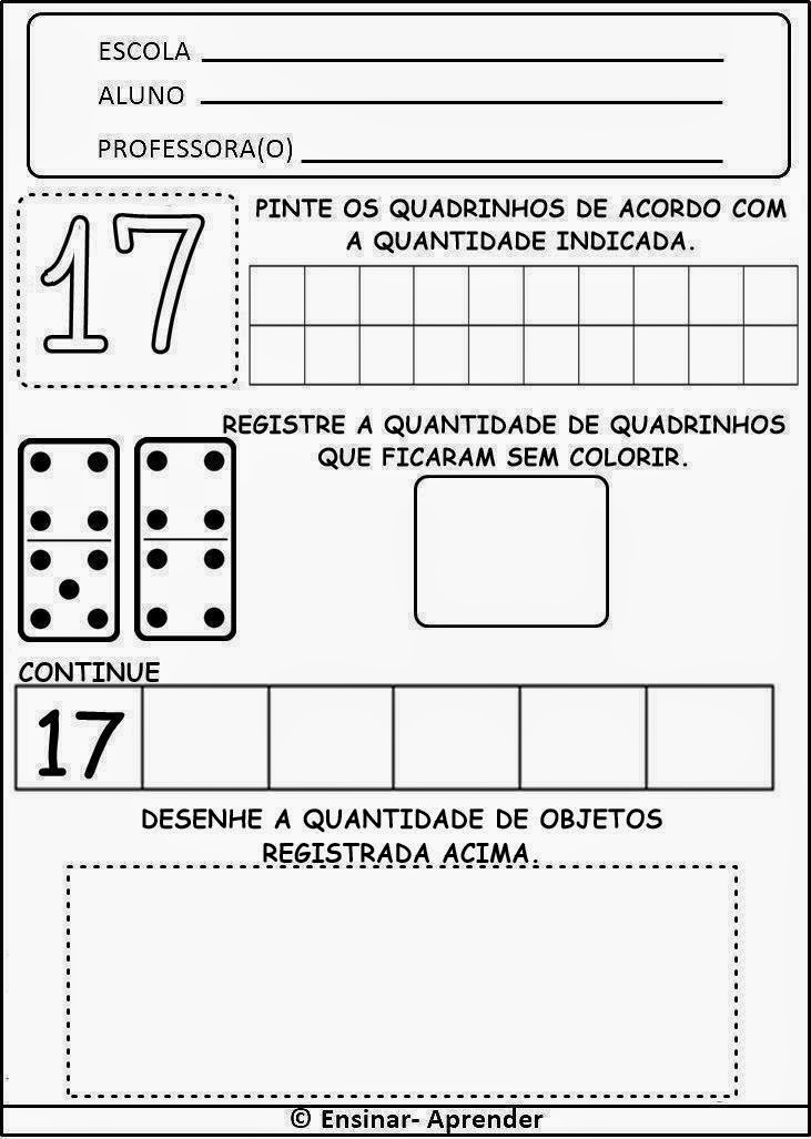 CADERNO DIGITAL NUMERAIS 11 A 20 - Ensinar Aprender Loja