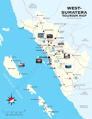 west sumatra map