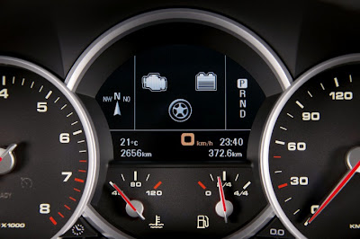 2011 Porsche Cayenne S Hybrid Gauges