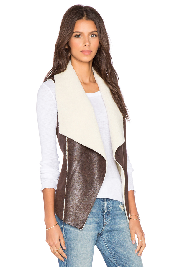 Faux Leather Vest